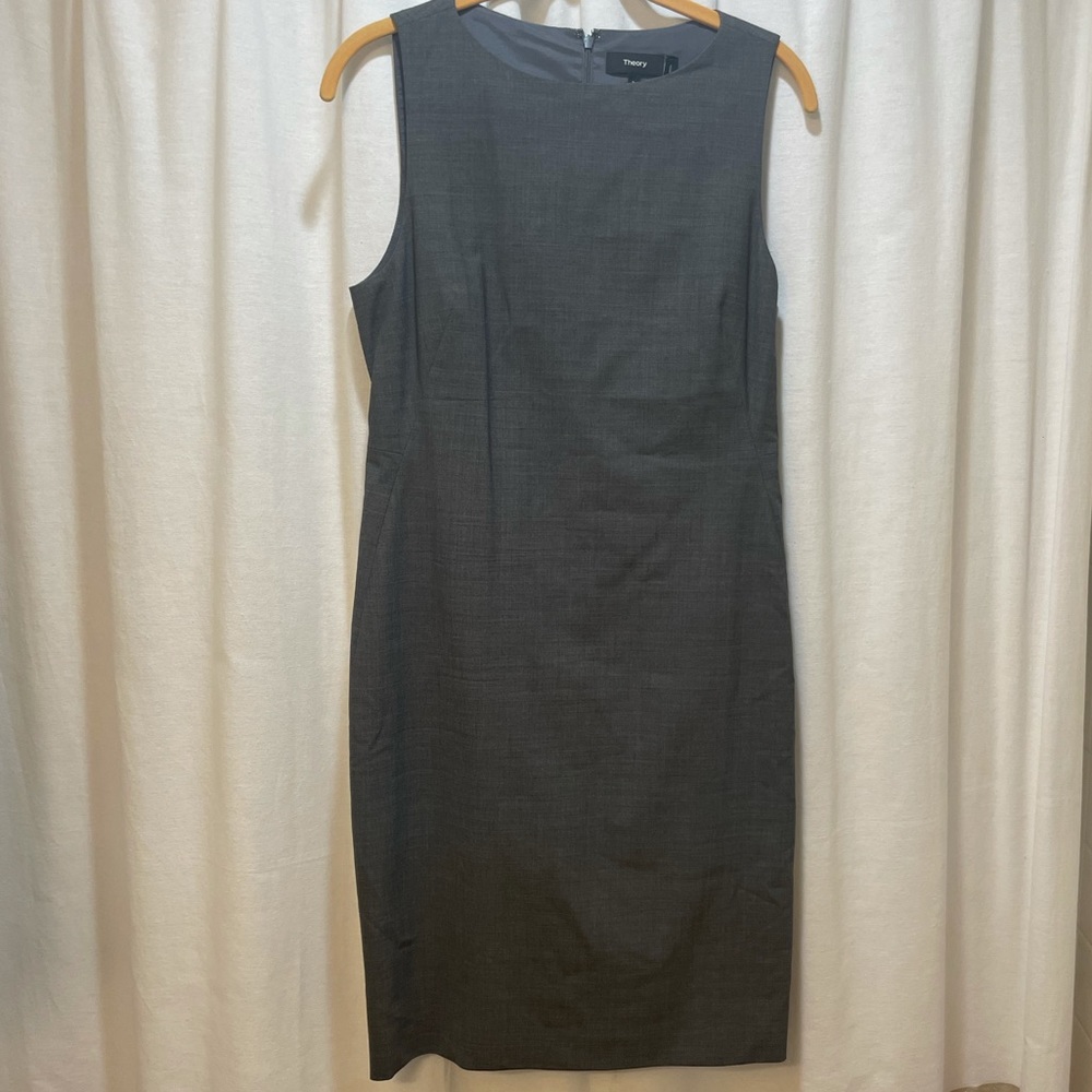 grey suit style dress from nordstrom